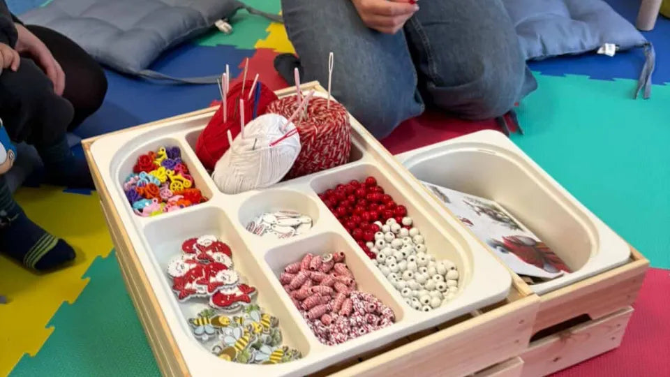 Textures and shapes for little hands – sensory play Plovdiv