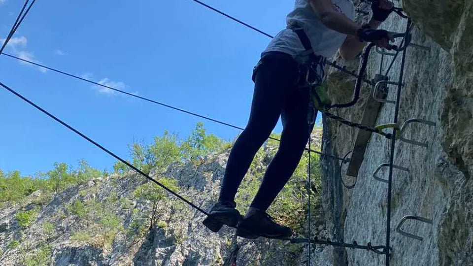 One-Day Via Ferrata at Lednitsata and Tabashkata Cave Lovech Province