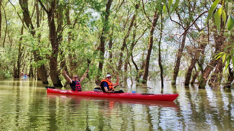 Sandbars known as the Vardim Maldives during the kayak tour