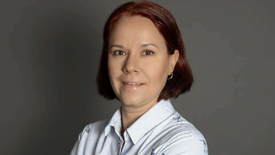 Corporate portrait in a Sofia studio with a clean style