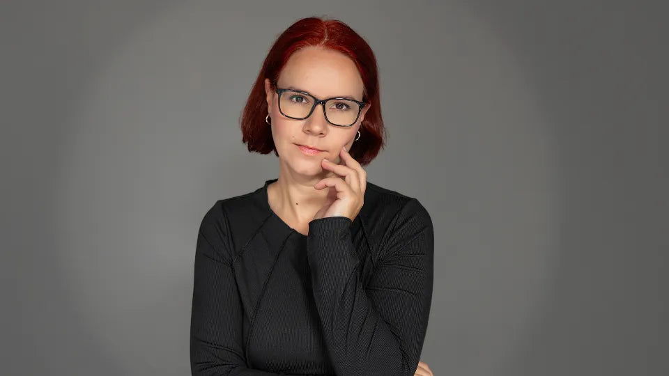 Business headshots in Sofia on a white backdrop