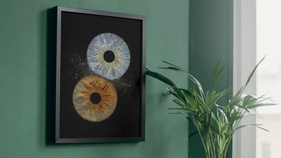Three-iris panorama 60×20 cm with artistic effect – Varna