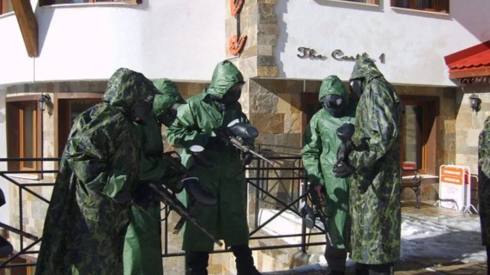 Outdoor Paintball Adventure near Pamporovo