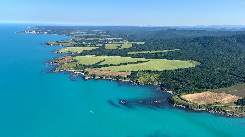 Panoramic Gyrocopter Flight over the Lion Heart Route