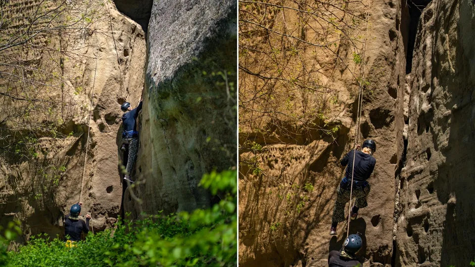 Rock Monastery Hike and Climbing near Varna