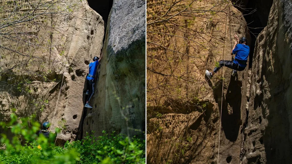 Rock Monastery Hike and Climbing near Varna