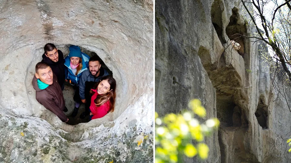 Rock Monastery Hike and Climbing near Varna