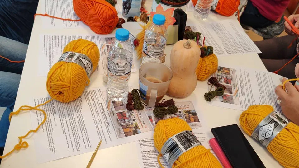 Crochet Pumpkin Workshop in Sofia