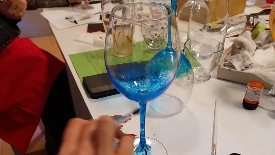 Autumn Glass Painting Workshop in Sofia