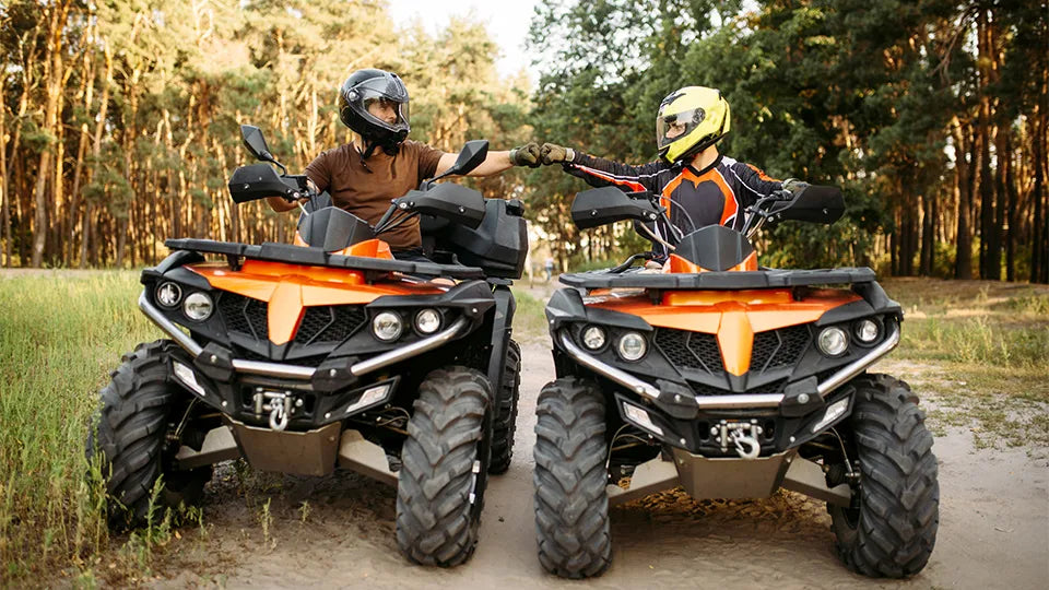 Helmet and gear ready for a Sofia ATV off‑road tour