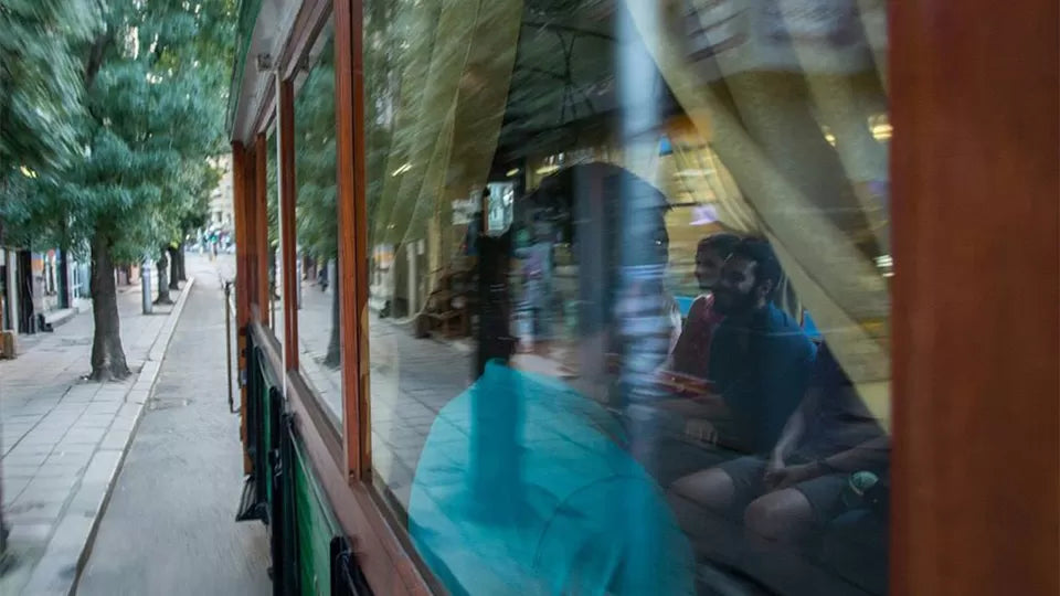 City tour in a vintage tram for up to 25 guests in Sofia